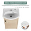 Meuble-lavabo autoportant de 18 po