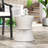 Jacqueline Round Concrete Outdoor Side Table-1336788712