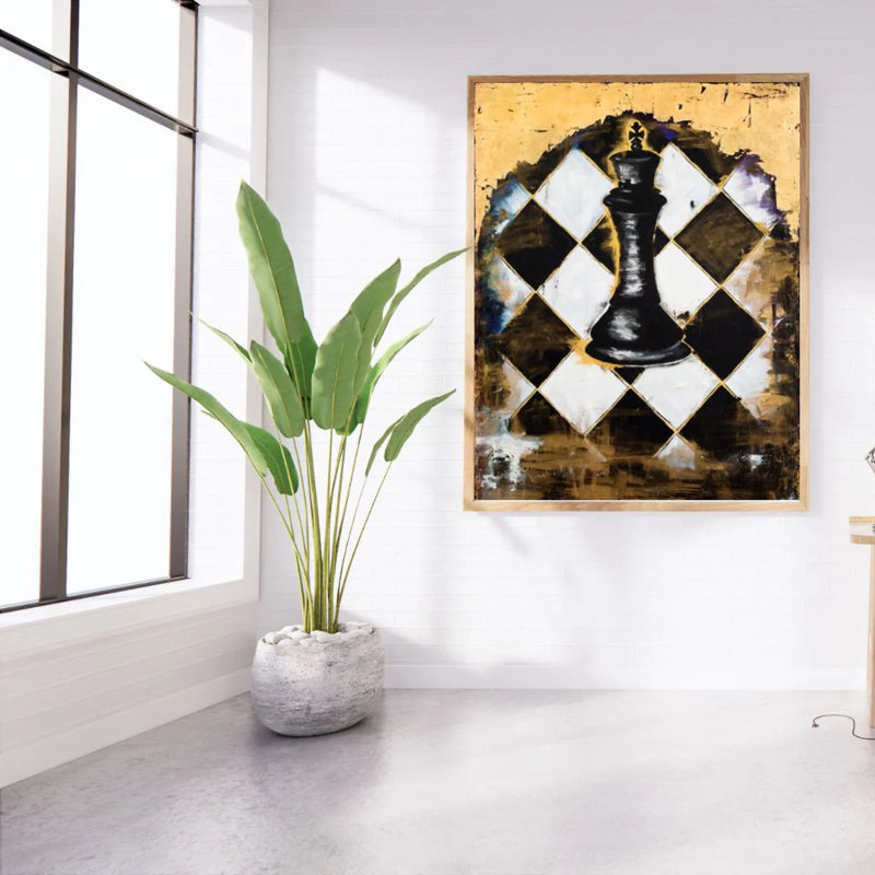 Chess King Print by Gaia Simonyan