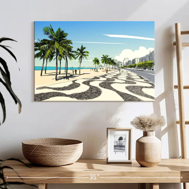 Gillard Copacabana Sidewalk View, 16" H x 24" W
