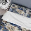 Cobalt Blue Floral Bouquets Victorian Pattern I - Ensemble de housse de couette à motif floral-2039011381