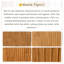 Structure de lit plateforme en bois massif très grand avec très grande tête de lit naturelle, aucun sommier requis, fabrication en bois d'hévéa et en contreplaqué durables-12876751-12876749