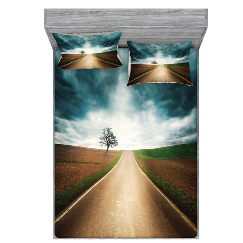 Microfiber Sheet Set, Full Sheet Set + Fitted Sheet + 2 Pillowcases