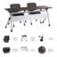 Table de formation et 2 chaises pliantes avec accoudoirs Bush Business Furniture Envision-105356726-105356727