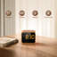 Digital Electric Tabletop Clock in Brown