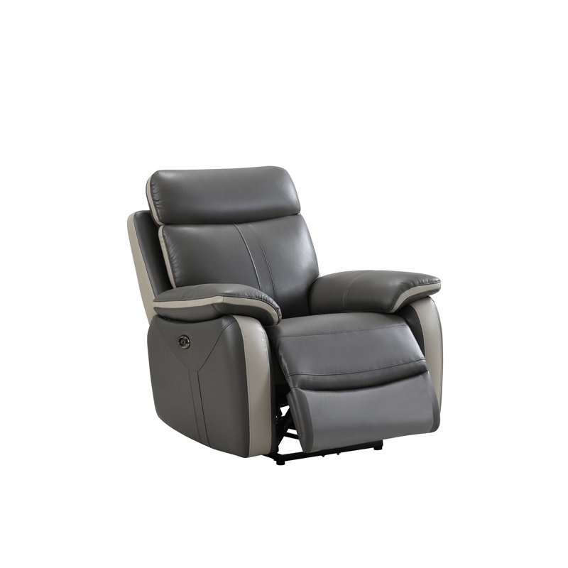 Samwell 96cm Wide Standard Recliner, Dark Grey