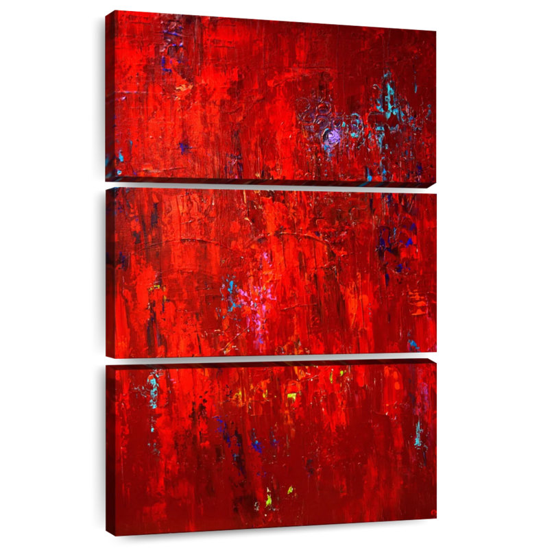 Avery Red I, 65" H x 42" W