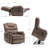 35.5'' W Dual Motor Power Lift  Recliner Chair with Massage and Heat
