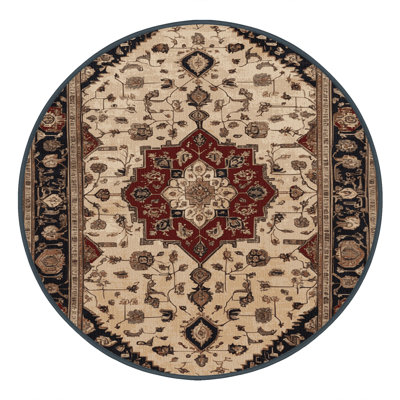 Machine Washable Persian Brown Area Rug