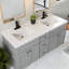 Ensemble de meuble-lavabo 61 po avec plateau en marbre de culture Brookings, assemblé, Sherwin Williams - Design House, 215186-97877893