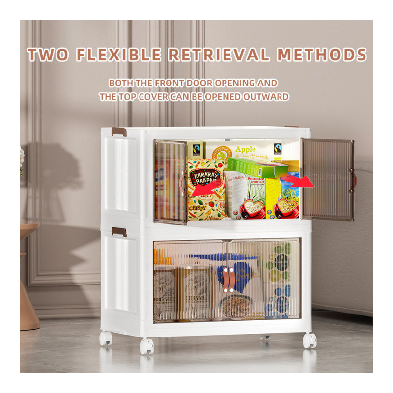 Armoire de rangement avec roues verrouillables Nikyra, 2