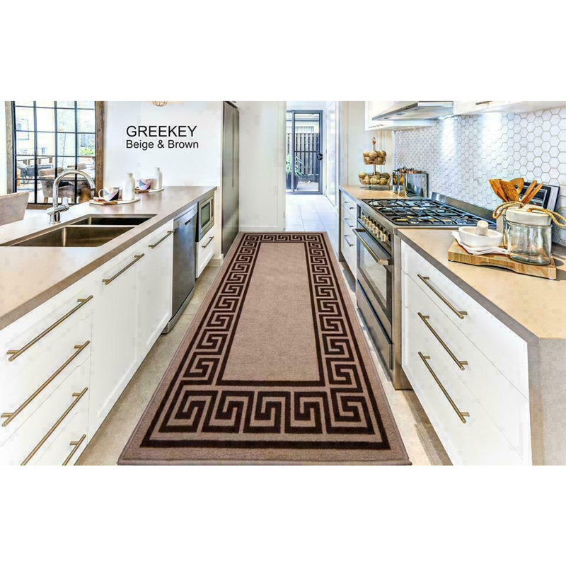 Theroux Geometric 66cm X 220cm Area Rug, Runner 66cm x 220cm
