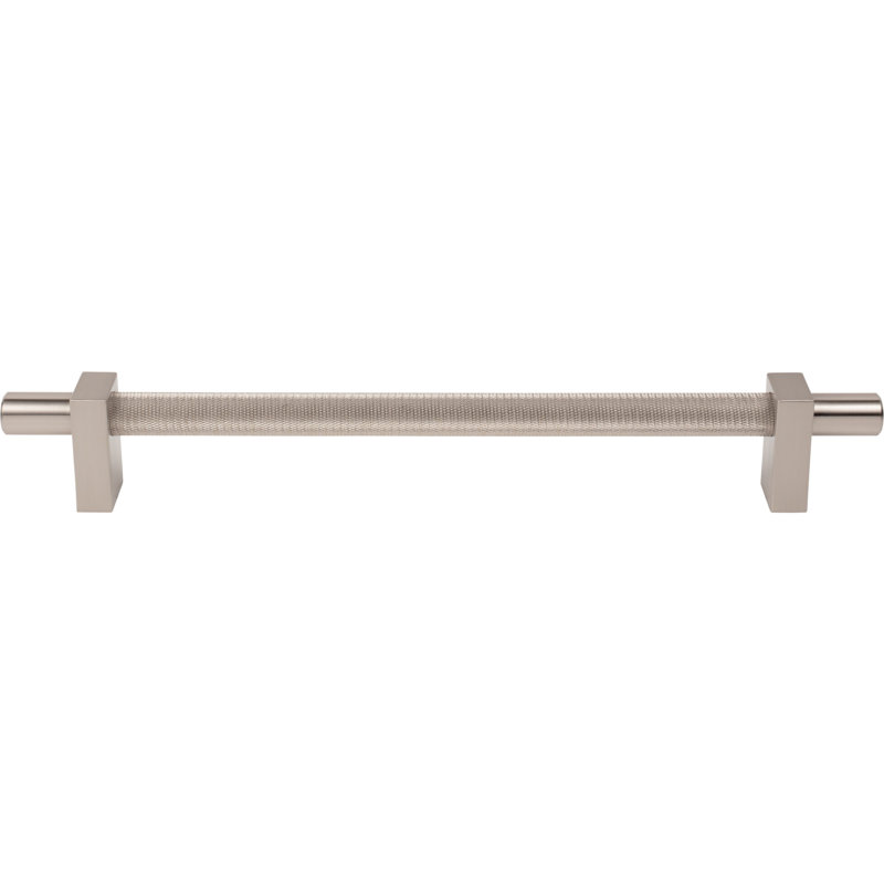 Larkin 3 Knurled Center Appliance Pull, Satin Nickel, 12"