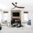 Netrapal 3-Blade Indoor Ceiling Fan with Remote and Light,3 LED Colors,6 Speed DC Motor,Timer-1003158807-1003158805