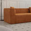 Canapé modulaire en L 105,5 po, canapé modulaire en L capitonné à assise profonde avec méridienne pour salon-1467906289