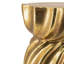 Table d'appoint avec design sculptural tourbillon, table d'appoint contemporaine pour le salon
