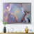 Impression argent sur toile encadrée