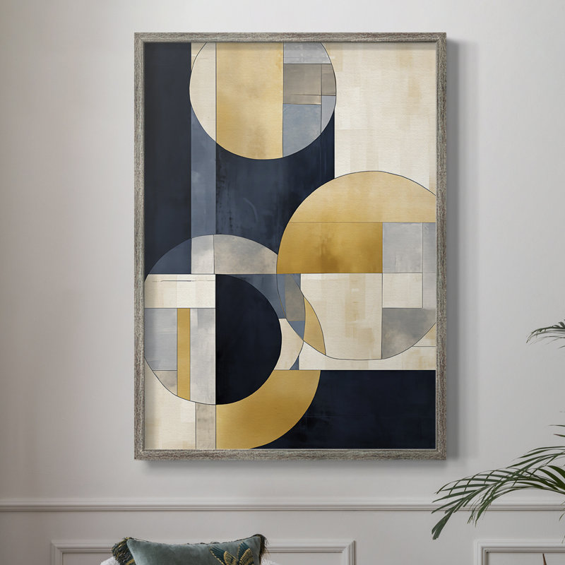 ABSTRACT Series DLX III, reproduction encadrée - bois massif, H 11 po x l 9 po