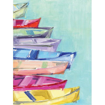 Bateaux flottants III sur toile