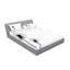 Drap-housse et coussin décoratif pissenlit Ambesonne, noir et blanc-106800078