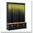 Elegant APP Controlled LED Light Hall Tree with 9 Hooks, Roman Column Design Natural Storage Bench with 3 Large Cabinets-1754767942