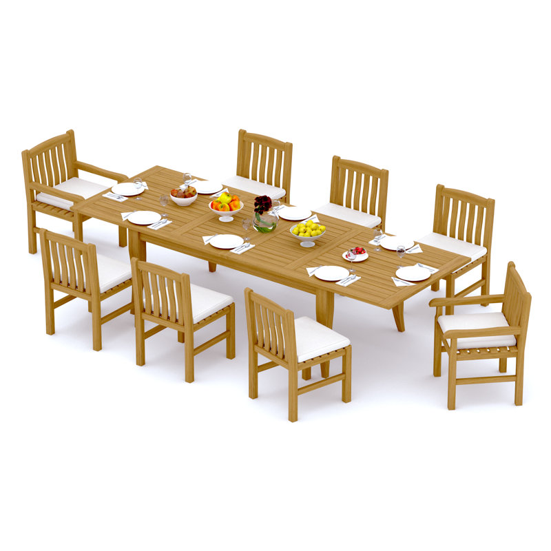 Ensemble repas d'extérieur Devon, 8
