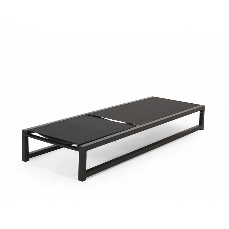 Chaise longue, 1, Noir