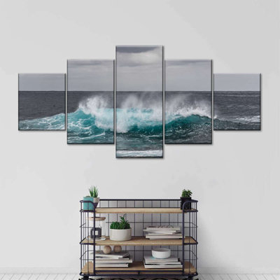 Ensemble de 5 pièces Ocean Wave Pop sur toile