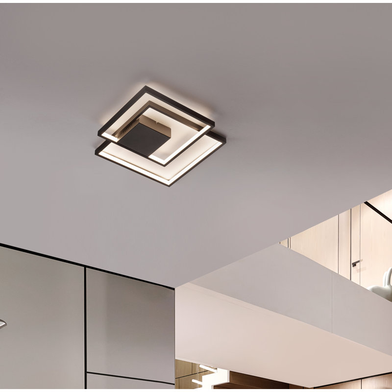 LED Flush Mount, Black