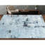 Hand-Knotted High-Quality Blue and Silver Area Rug