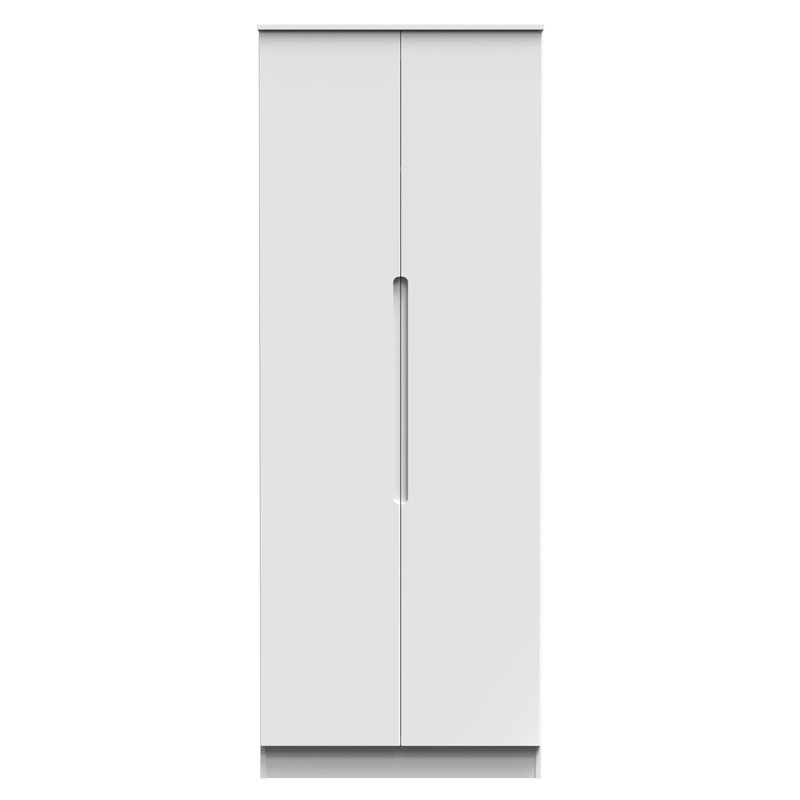 Bisma Manufactured Wood Wardrobe, White