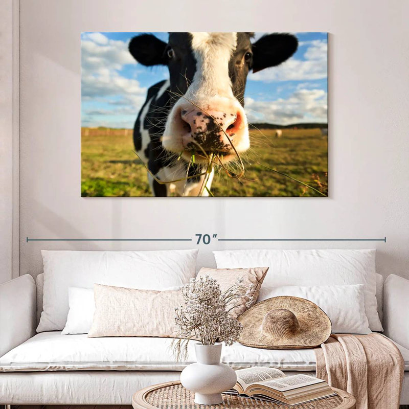 Brampt Cow Selfie, 32" H x 48" W