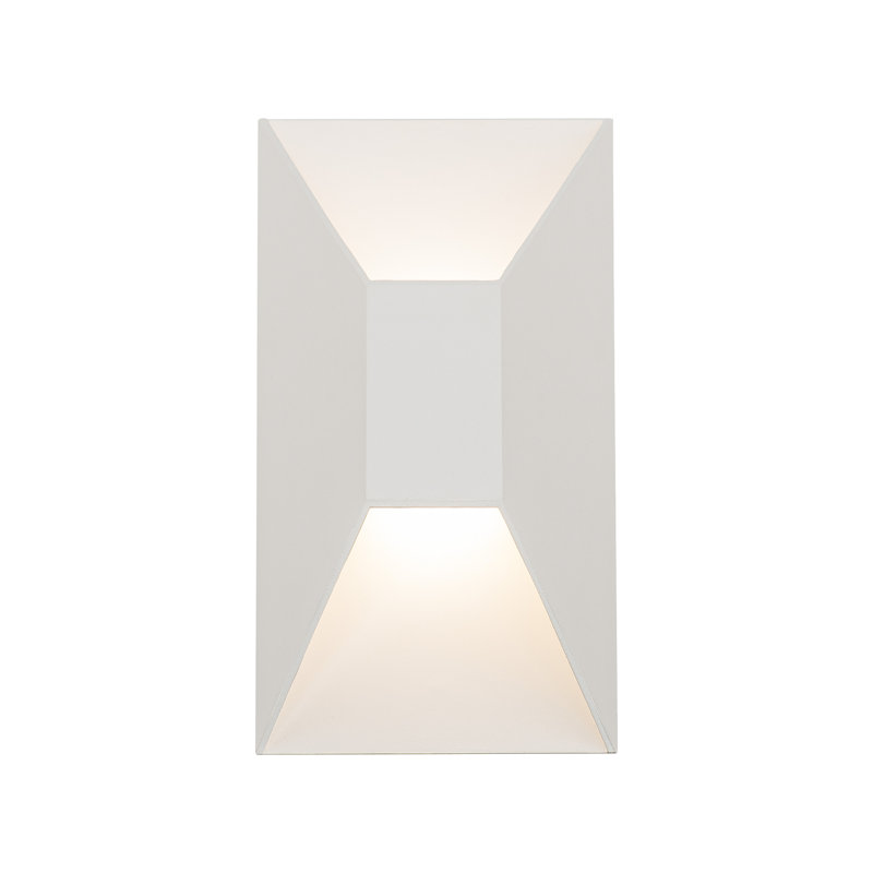 Dimmable Bronze and White LED Wall Sconce