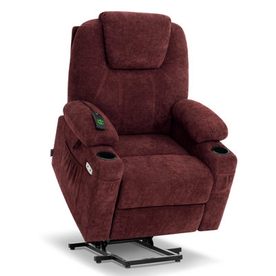 Rosmunda Power Recliner Lift Chair with Massage and Heat, 3 Positions
