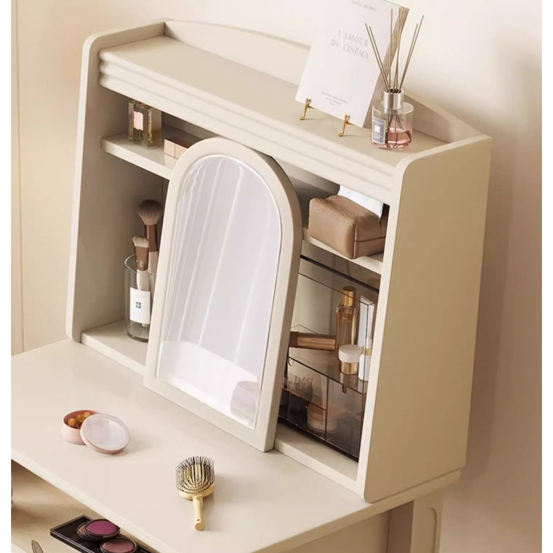 Petite coiffeuse moderne blanche simple