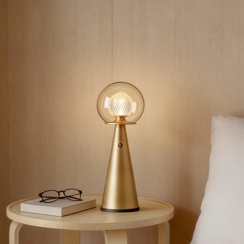 Metal USB Globe Lamp