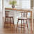 Beige Seat/ Walnut Frame est en rupture de stock