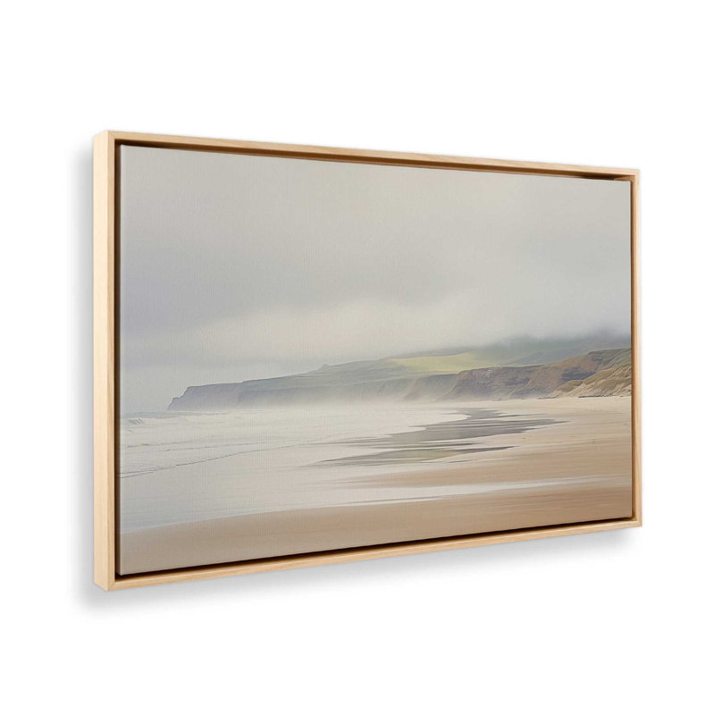 Impression sur toile Misty Shores, Érable américain encadré, H 32,75 po x l 48,75 po, 1