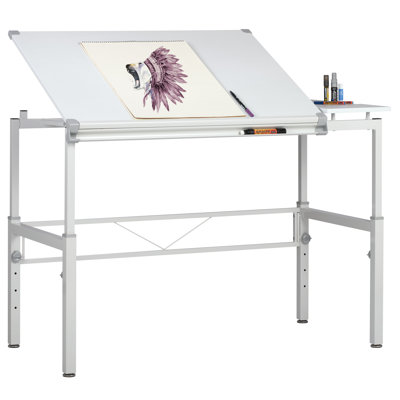 Cowie Adjustable Metal Base Drafting Table