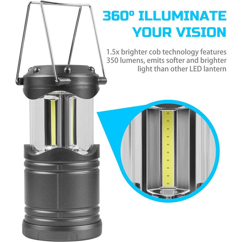 15'' Battery Powered Integrated LED Camping Lantern
