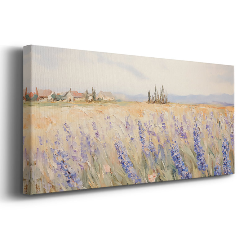 Botanical Series-CECXIV- Toile tendue avec châssis - Prêt à accrocher, H 12 po x l 30 po