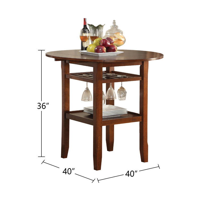 Table de salle à manger Skiatook, Cerisier, 36"
