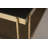Glass Top Coffee Table - Gold