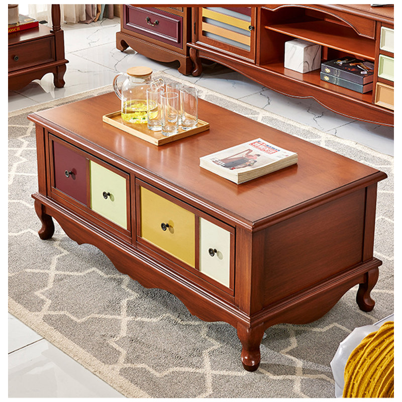 Minimalist modern coffee table, Brown