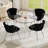 5-Piece Round Dining Table Set for 4-877287312-877287313