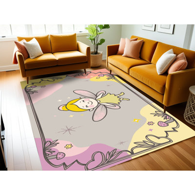 Tapis fantaisie East Urban Home