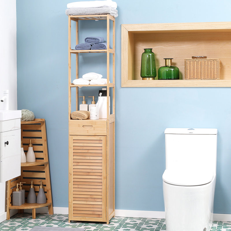 Armoire de salle de bain pratique - Une solution de rangement complète et compacte qui maximise l'utilisation de l'espace
