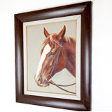 Stallion In Saddle Print