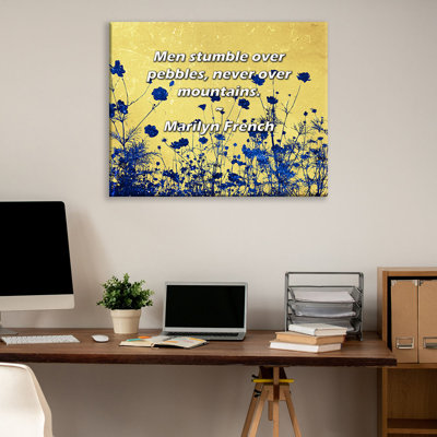 17 Stories Gallery Wrapped Canvas By Inez Chloris: "Today, I challenge you to draw your mom a nice