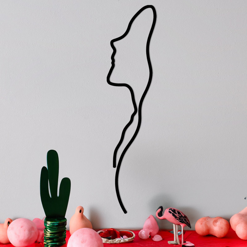 Modern People Wall Decor on Metal